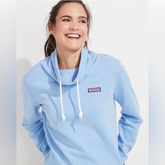 Vineyard Vines Tops - Vineyard Vines Women's Funnel-Neck Pullover/Shep Shirt